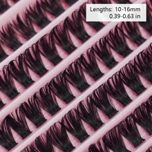 Huicop DIY Lash Extension Kit Lash Cluster 150 PCS Cụm mi Lông mi riêng lẻ Phần mở rộng lông mi 10-16mm Phần mở rộng lông mi DIY C Curl Volume Wispy Dây đeo mềm mại thoải mái Lông mi giả - C - Xem 3