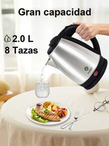 Hervidor De Agua Acero Inoxidable de 2L 1000 W - Plateado - Ver 3