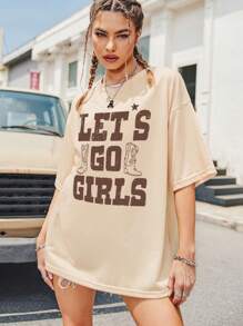 Women T-Shirts - Màu Khaki - Xem 2