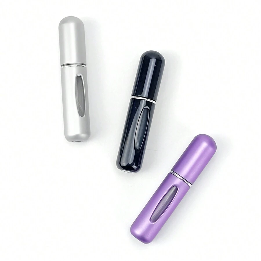 3pcs 5ML Refillable Perfume Atomizer Travel, Portable Mini Pocket Perfume Atomizer Bottle Spray For Women Mens Small Mister Spray Bottle For Travel Accessories - 彩色 - 查看 1