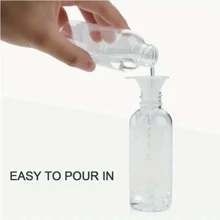 3/6/12入組便攜式旅行噴霧瓶，2.7盎司細噴霧清晰噴霧瓶，可裝填酒精噴霧器，液體容器旅行配件