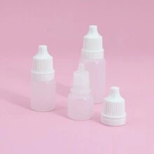 12pcs Eye Drop Bottles, Multiple Sizes 3ml/5ml/10ml Clear Plastic Bottles For Liquid Dispensing, Eye Drops, Ink And Pigment Storage - Clear - View 3
