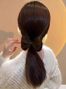 Kẹp tóc hình nơ, kẹp tóc xoăn, kẹp càng cua ngày Valentine, kẹp tóc, đồ dùng học tập, thanh lịch, sinh viên, nơ, dễ thương, phụ kiện tóc, phụ kiện cài tóc, ghim cài tóc - Nhiều màu - Xem 8