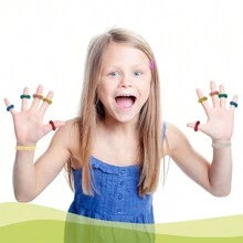 5pcs Acupressure Stress Pressure Relief Ring Rings Spiky Sensory Rings Random Color Fidget Spring Pressure Relief Ring Massage Ring For Teenagers And Adults - Random Color - View 5