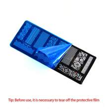 5pcs Nail Art Tool Set, Foil Stamping Rose Flower Leaf Butterfly Pattern Nail Decals, DIY Nail Art Stamping Plates, Stamper And Scraper, Nail Polish Transfer Printing, Suitable For Women - Multicolor - View 5