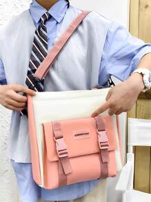 Women Bag Sets - Baby Pink - View 3