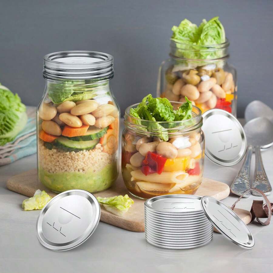 Regular Mouth Canning Lids Mason Jars Seal Cover Leak Proof Kitchen