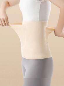 1件女款春夏薄款收腰束腹帶，純色彈性束腰，適合戶外運動、瑜伽、跑步 - 彩色 - 查看 31