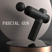 1pc 99-Level Muscle Massage Gun For Fascia & Deep Tissue Relaxation, With LED Display, Rechargeable Battery And 8 Massage Heads, Ideal For Fitness Massage