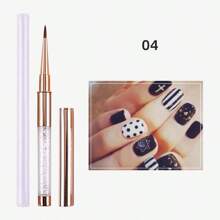 1個美甲刷，玫瑰金配鑽美甲刷，多種風格可供選擇 - 金色 - 查看 9