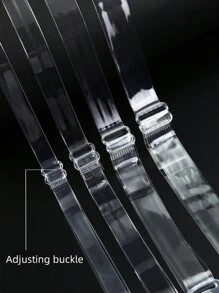 3pairs Clear Bra Strap Invisible & Traceless Spaghetti Strap For Bra, Lingerie, Off Shoulder Straps