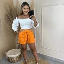 Women Shorts - Naranja - Ver 3