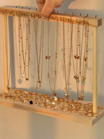 60入組時尚復古優雅首飾套裝，包含心形、蝴蝶、星星、月亮、人造珍珠、眼睛、葉子、蛇型和流蘇吊墜，適用於頸鏈和戒指，適合節日、假期、派對、約會、日常穿著（套裝不包含展示架）