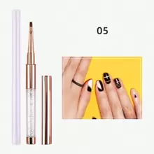 1個美甲刷，玫瑰金配鑽美甲刷，多種風格可供選擇 - 金色 - 查看 10