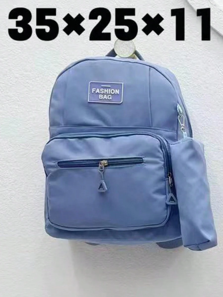Women Fashion Backpacks - Blue - View 1
