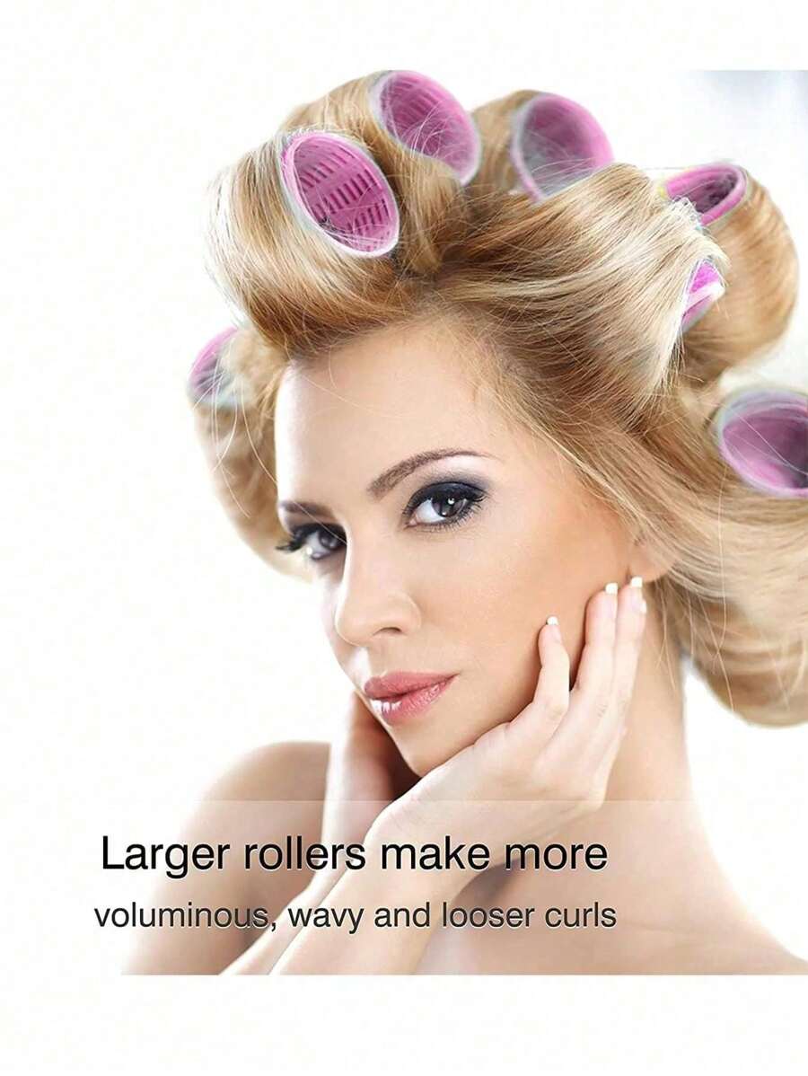 18pcs SelfAdhesive Hair Rollers Set For Different Hair Lengths