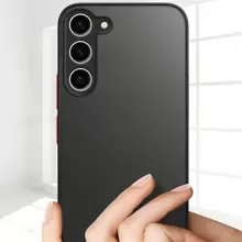 Apple Solid Color Shockproof Armor Matte Anti-Fall Phone Case,International Version, Not The Domestic Version - Black - View 9