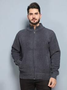 Men Sweaters - 灰色 - 查看 5