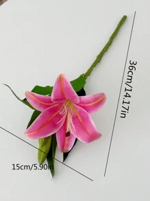 1/3/5pcs Lily Decoration Fake Flowers Living Room Tabletop Decoration Artificial Flowers, Valentine Day, Gift Gifts Birthday Graduation Home Decor Back To School Room Decor School Supplies