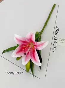 1/3/5pcs Lily Decoration Fake Flowers Living Room Tabletop Decoration Artificial Flowers, Valentine Day, Gift Gifts Birthday Graduation Home Decor Back To School Room Decor School Supplies