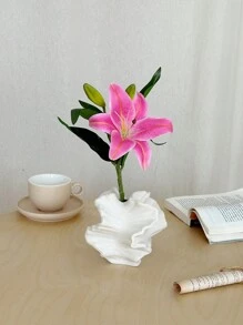 1/3/5pcs Lily Decoration Fake Flowers Living Room Tabletop Decoration Artificial Flowers, Valentine Day, Gift Gifts Birthday Graduation Home Decor Back To School Room Decor School Supplies
