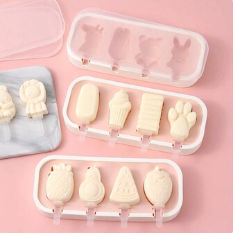 1入組矽膠冰棒模，冰盤，自製冰淇淋模，芝士條模，冰棒研磨機，冰塊，派對，旅行，婚禮，生日，畢業，單身派對，廚房，廚房用品，收納，裝飾，戶外等