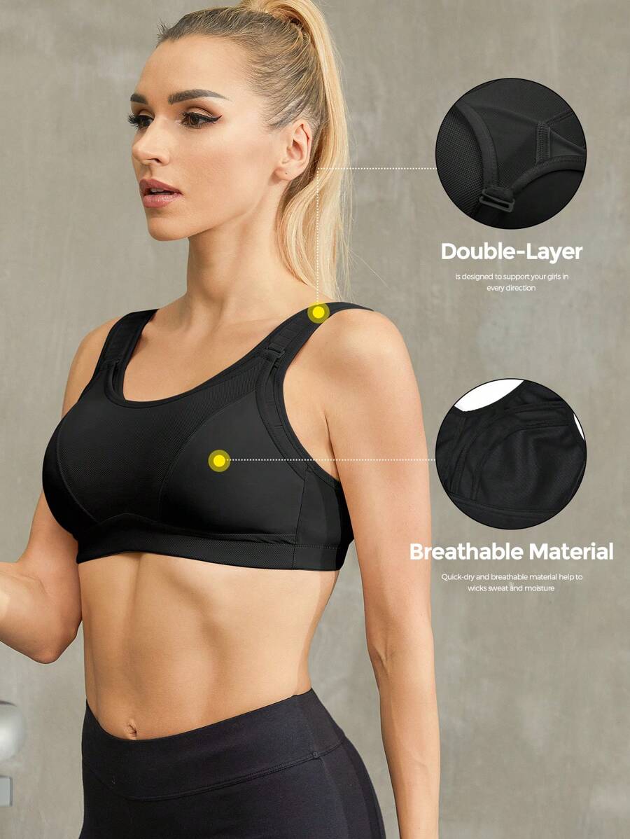 Brasier inalámbrico de cobertura completa sin relleno - Negro - Ver 1