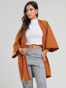 Vicbela Women Coats - 駝色 - 查看 2