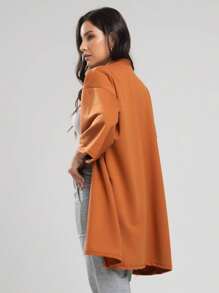 Vicbela Women Coats - 駝色 - 查看 5