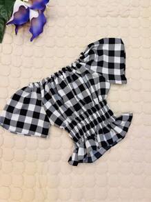 Women Blouses - 黑與白 - 查看 2