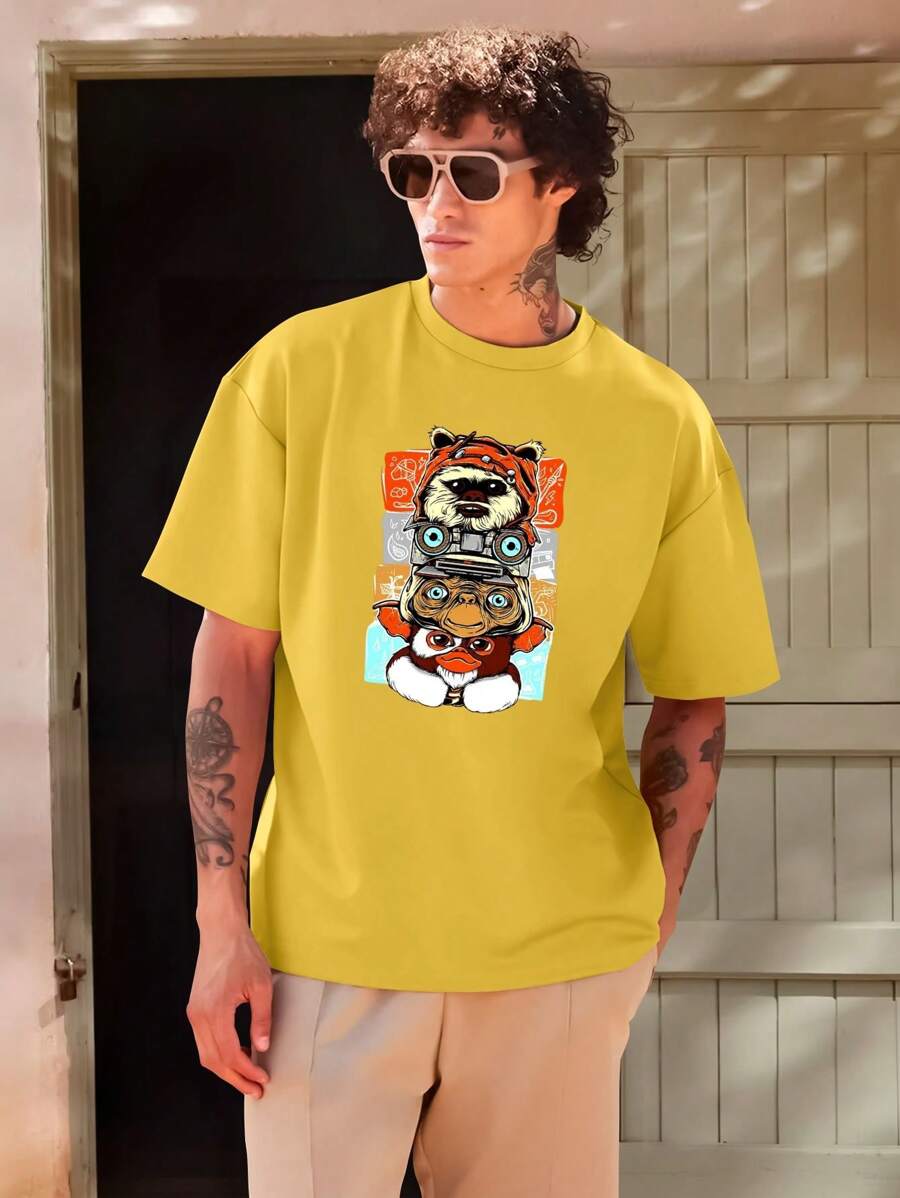 Men Shirts - Jaune citron - Voir 1