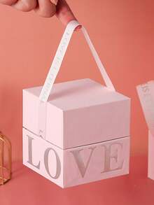 1 Miếng Hình-LOVE Kẹo hộp Ủng hộ đám cưới Hộp Quà Đối với Phù dâu , Đồ đáng yếu Party & Bao bì quà tặng - hộp quà - Xem 1