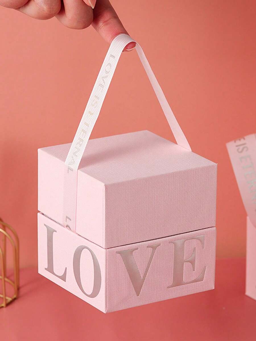 1 Miếng Hình-LOVE Kẹo hộp Ủng hộ đám cưới Hộp Quà Đối với Phù dâu , Đồ đáng yếu Party & Bao bì quà tặng - hộp quà - Xem 1