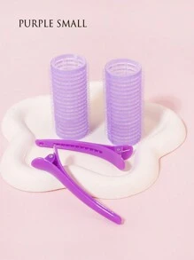 4个便携式卷发器，带发夹，无需加热即可打造蓬松发根卷发，自持式卷发器，卷发器配件，卷发棒，无热卷发，卷发器，理发店美容旅行必备美发产品及配件，返校季，旅行度假必备，女士美发配件，卷发，卷发棒，卷发器，无热卷发，无热卷发，卷发器，卷发棒，卷发，卷发棒，卷发工具，卷发棒，卷发棒，卷发扩散器，头发，旅行，美发产品，美发工具，美发用品，理发师，理发师配件，理发店，美发设备 - 彩色 - 查看 23