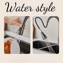 Pull-Out Faucet, Minimalistic And Practical Multifunctional