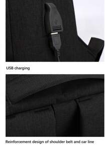 Mochila grande de 15.6 pulgadas con puerto de carga USB externo, multifuncional para negocios, viajes, compras y mochila talla grande fácil. Mochila de viaje Scream Bag, mochila de invierno, mochila del Día de San Valentín, artículos esenciales de viaje, mochila escolar grande, mochila para portátil, mochila de camping