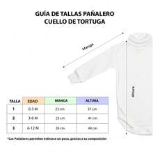 Pañalero Mameluco Bebé Cuello De Tortuga Algodón Alta Calidad Ultra Suave 3 Pzs - Blanco - Ver 6