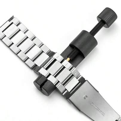 1pc Solid Stainless Steel Watch Band Adjustment Tool For Resizing And Removal