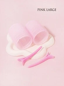 4个便携式卷发器，带发夹，无需加热即可打造蓬松发根卷发，自持式卷发器，卷发器配件，卷发棒，无热卷发，卷发器，理发店美容旅行必备美发产品及配件，返校季，旅行度假必备，女士美发配件，卷发，卷发棒，卷发器，无热卷发，无热卷发，卷发器，卷发棒，卷发，卷发棒，卷发工具，卷发棒，卷发棒，卷发扩散器，头发，旅行，美发产品，美发工具，美发用品，理发师，理发师配件，理发店，美发设备 - 彩色 - 查看 17