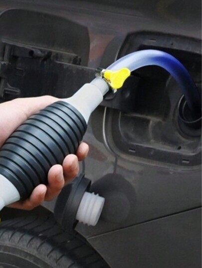 Bomba Sucção Manual Transferência Óleo Etanol Água Gasolina