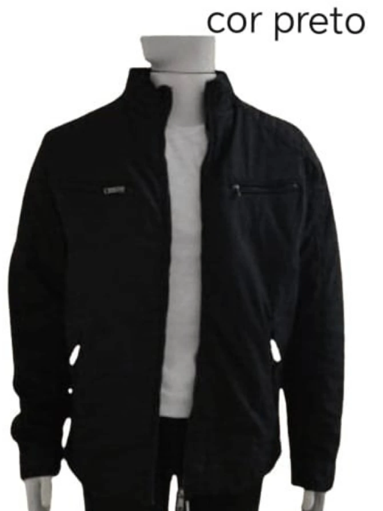 Men Winter Coats - Đen và trắng - Xem 1
