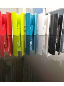 1pc Black Mini Portable Cylinder Shape Paper Cutter Easy To Use Sliding Wrapping Paper Cutting Tool For Birthday Valentine Gift Wrapping - Black - View 2