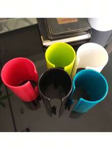 1pc Black Mini Portable Cylinder Shape Paper Cutter Easy To Use Sliding Wrapping Paper Cutting Tool For Birthday Valentine Gift Wrapping - Black - View 5