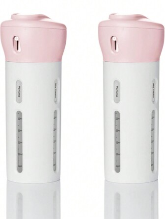 Travel Dispenser 4 In 1 Lotion Shampoo Gel Travel Dispenser Shower Bottles Refillable Travel Bottles Travel Essentials , Travel Organizer For Beach ,Summer Vacation Back To School School Supplies Holiday Camping Holiday Essentials Accessories Mini Perfume For Women Perfume For Men Perfume