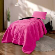 Mr Dias Bedspread - đen và hồng - Xem 1