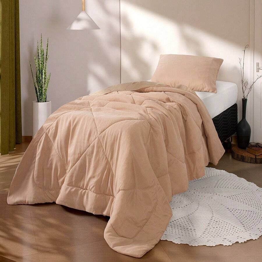 Mr Dias Bedspread - 卡其色 - 查看 1