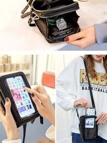 Women Fashion Backpacks - 乾枯玫瑰色 - 查看 5