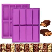 Restaurant Chef Cake Mold Rectangular Chocolate Silicone Tableware Mold Soap Baking Mold Bar Wine Glass Ice Mold DIY Kitchen Tool Decoration Mold