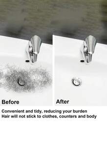 1 套黑色胡须围裙、剃须围兜、面部毛发修剪器围兜、带吸盘的剃须围兜 - 彩色 - 查看 5