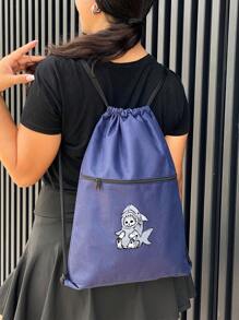 Men Functional Backpacks - Màu xanh hải quân - Xem 2